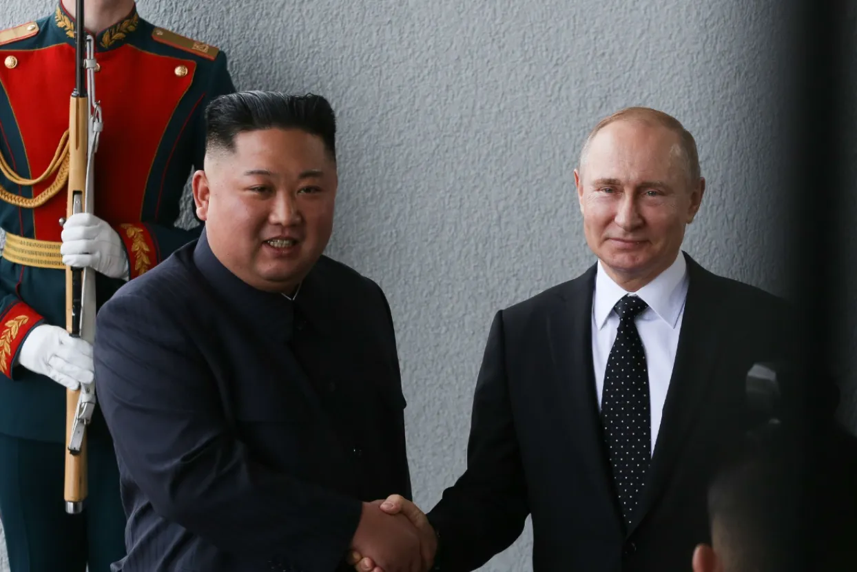 Kim Jong Un i Vladimir Putin