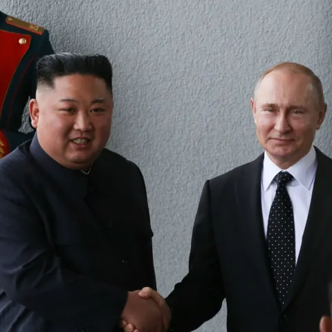 Kim Jong Un i Vladimir Putin