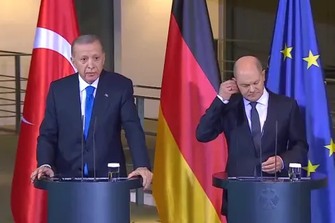 Erdogan i Scholz