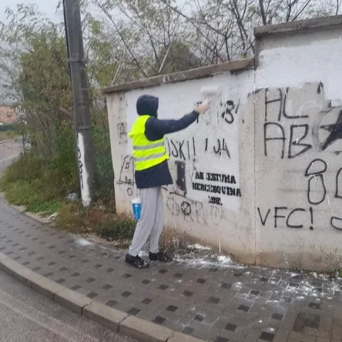 Republikanci prebojali prijeteće grafite upućene Hrvatima u Mostaru