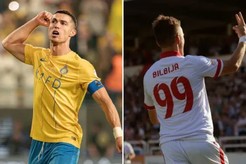 Cristiano Ronaldo i Nemanja Bilbija