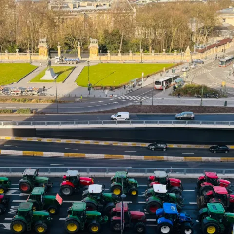 Prosvjed poljoprivrednika u Bruxellesu