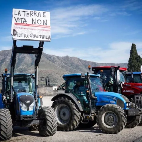 Prosvjed poljoprivrednika u Italiji