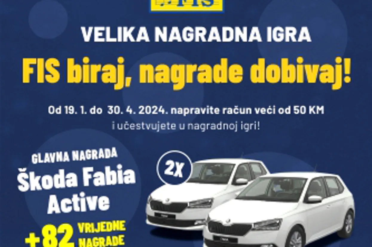 Velika nagradna igra "FIS biraj - nagrade dobivaj" 