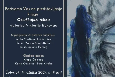 Predstavljanje knjige 'Osluškujući tišinu' Viktorije Bukovac<br>