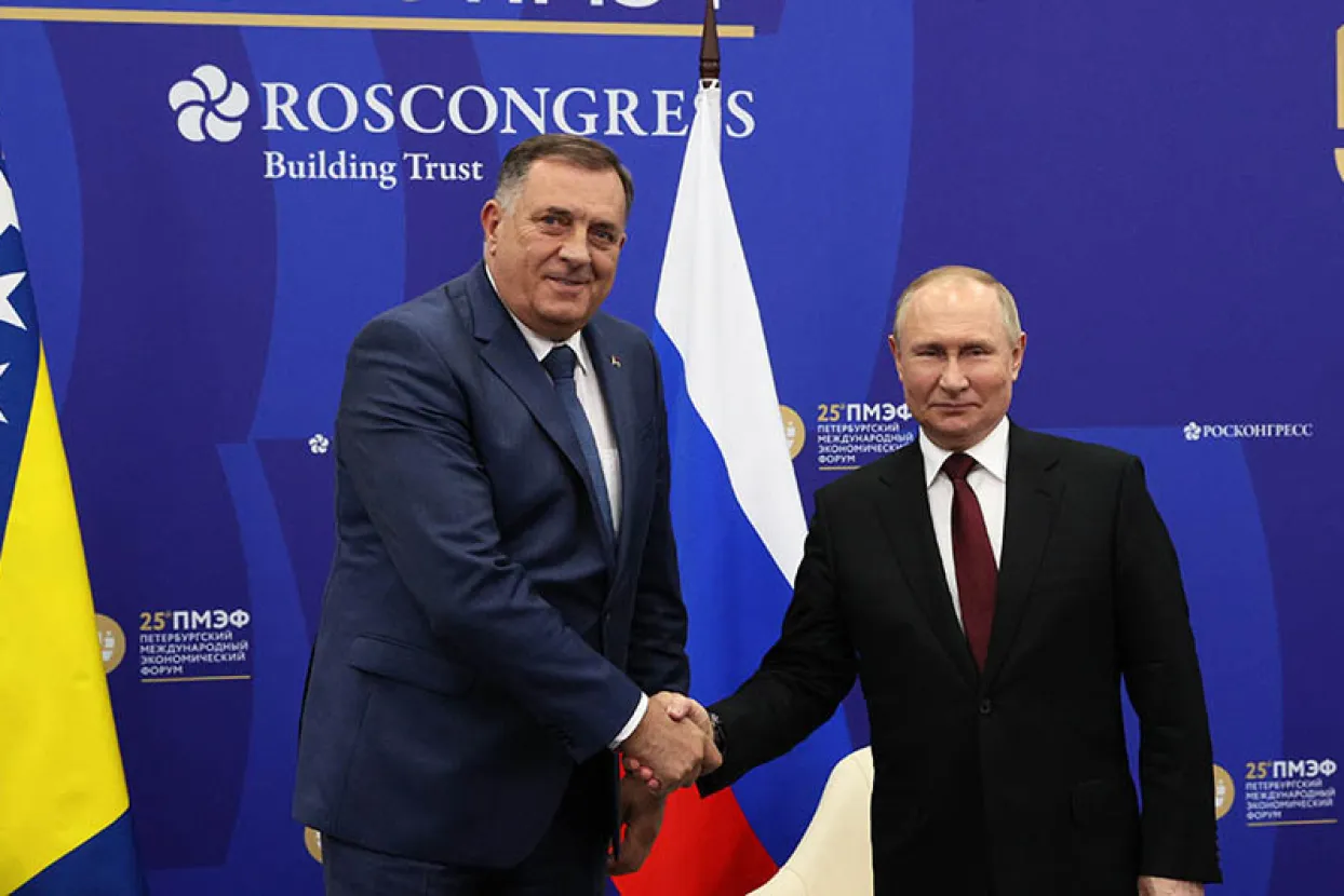 Milorad Dodik i Vladimir Putin