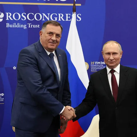 Milorad Dodik i Vladimir Putin