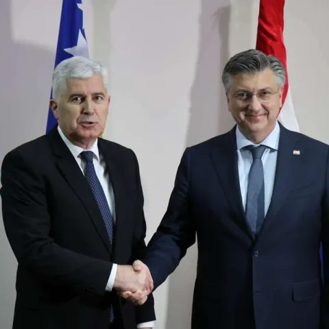 Dragan Čović i Andrej Plenković