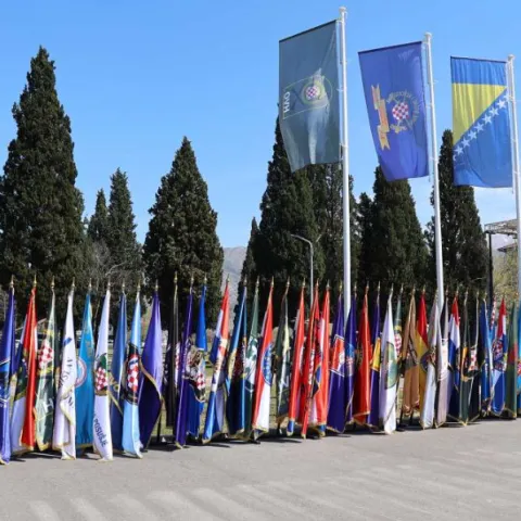 Obilježavanje 32. obljetnice HVO-a i 19.obljetnice 1. pješačke (gardijske) pukovnije OS BiH