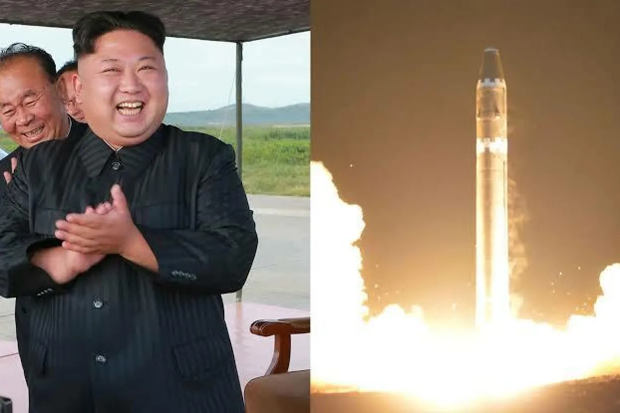 Kim Jong-un - nuklearna raketa