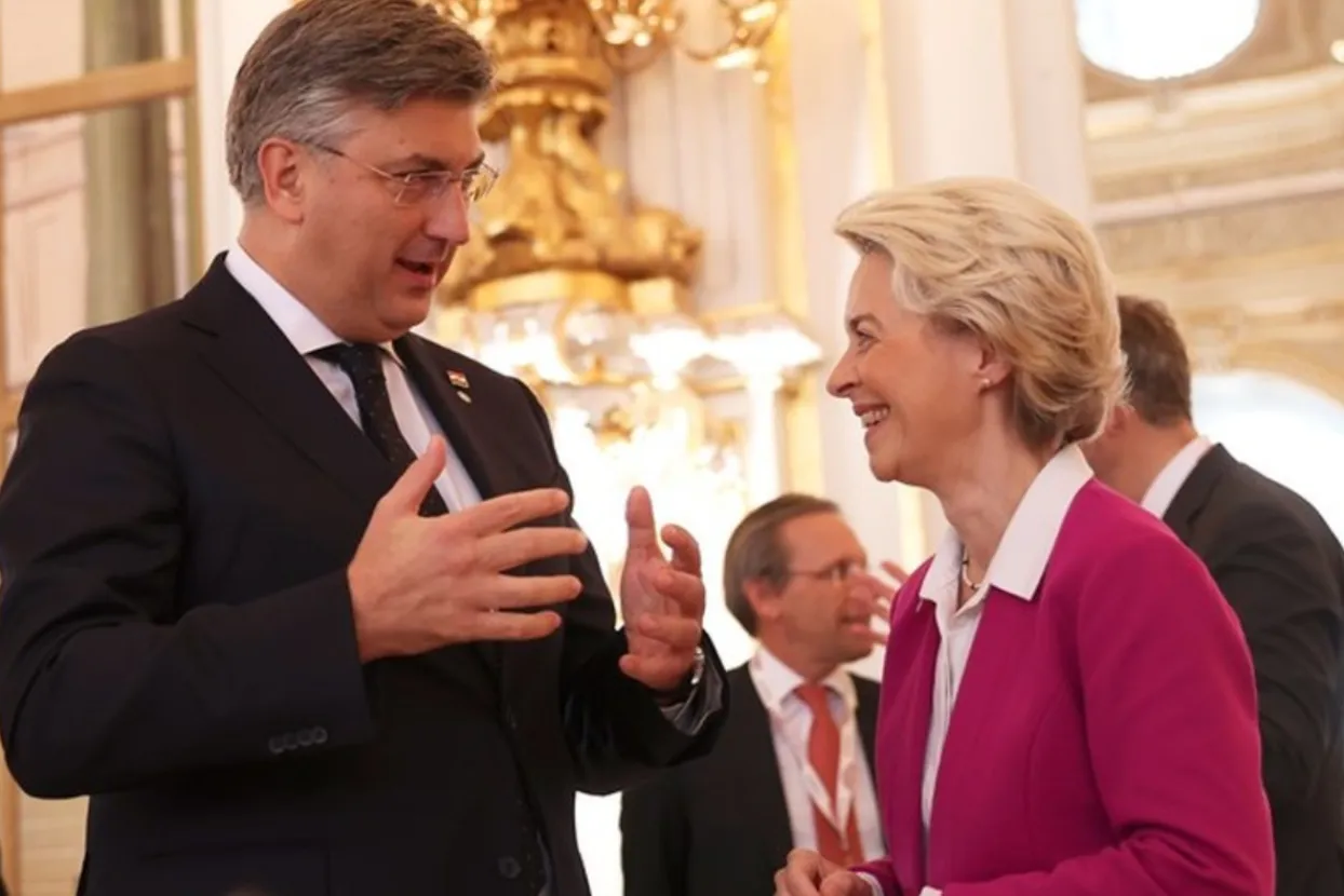 Plenković i Von der Leyen