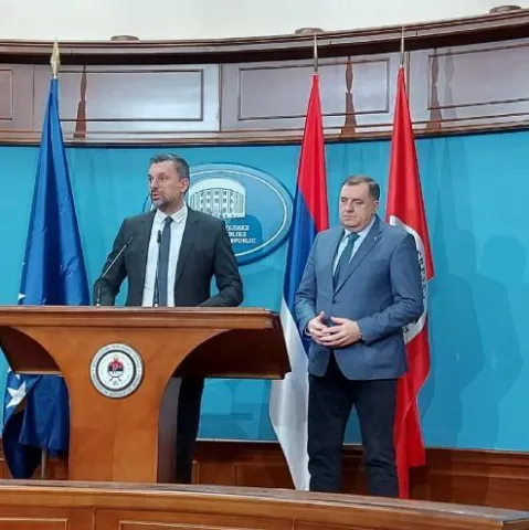 Konaković i Dodik u Banjoj Luci