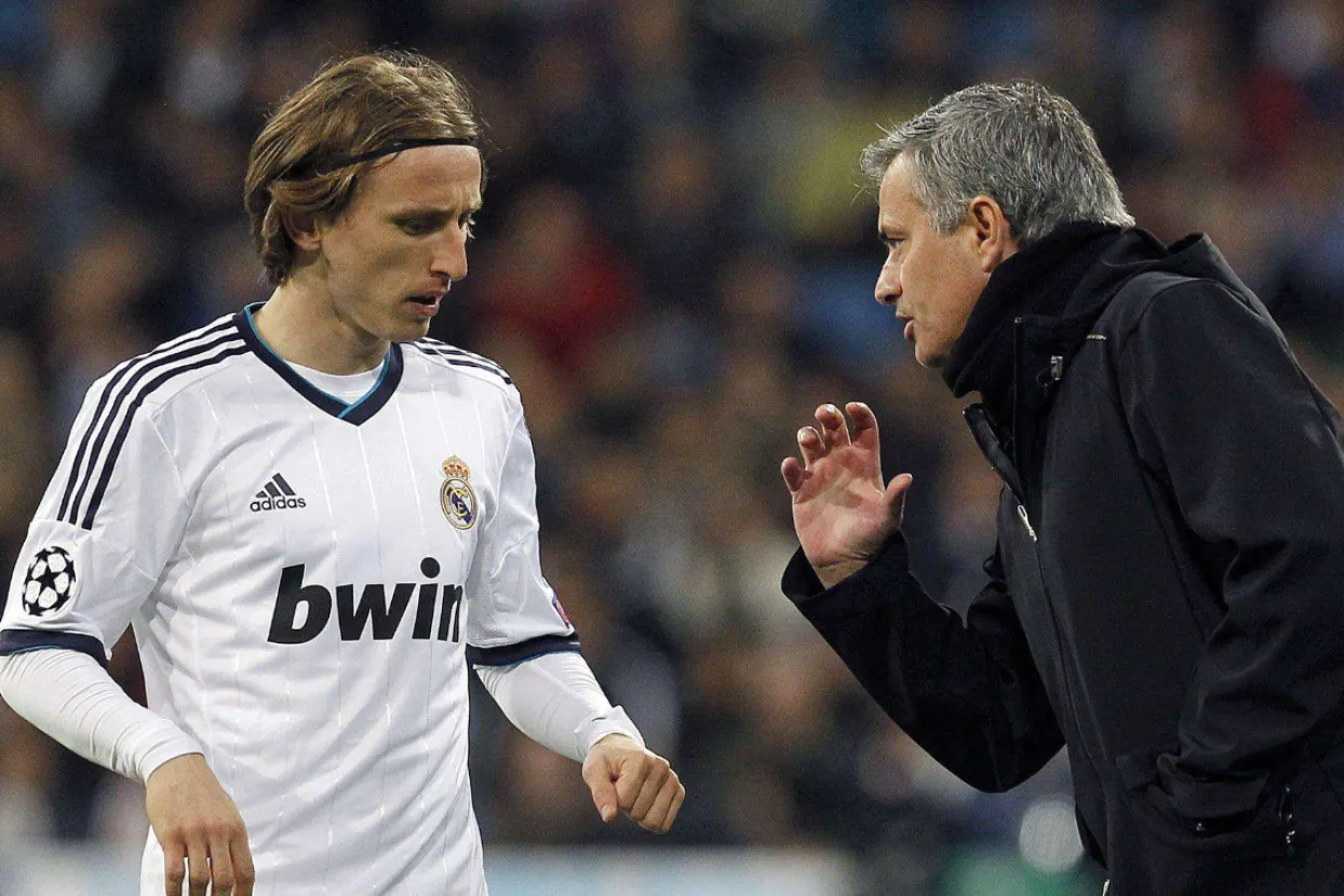 Modrić i Mourinho