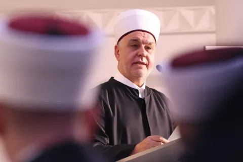 Husein ef. Kavazović, poglavar Islamske zajednice u BiH 