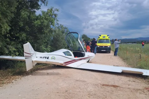 Pad sportskog aviona na Hvaru