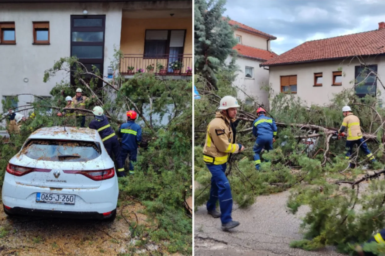 Nevrijeme u Širokom Brijegu