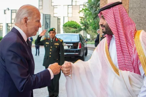 Joe Biden i Mohamed bin Salman