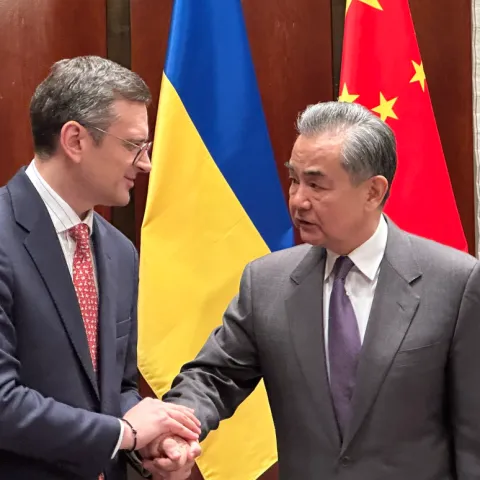 Dmitro Kuleba i Wang Yi