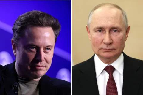 Elon Musk i Vladimir Putin