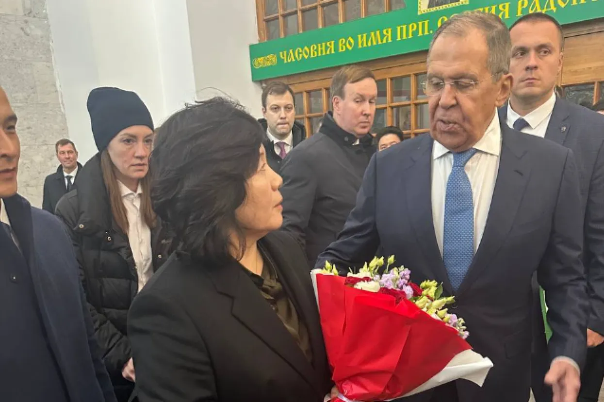 Choi Song Hui i Sergej Lavrov