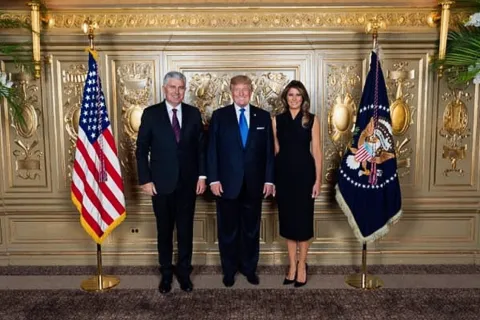 Dragan Čović s Donaldom i Melanijom Trump