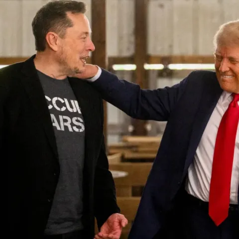 Elon Musk i Donald Trump