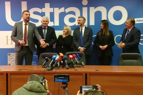 Predstavnici HDZ-a BiH i "trojke"