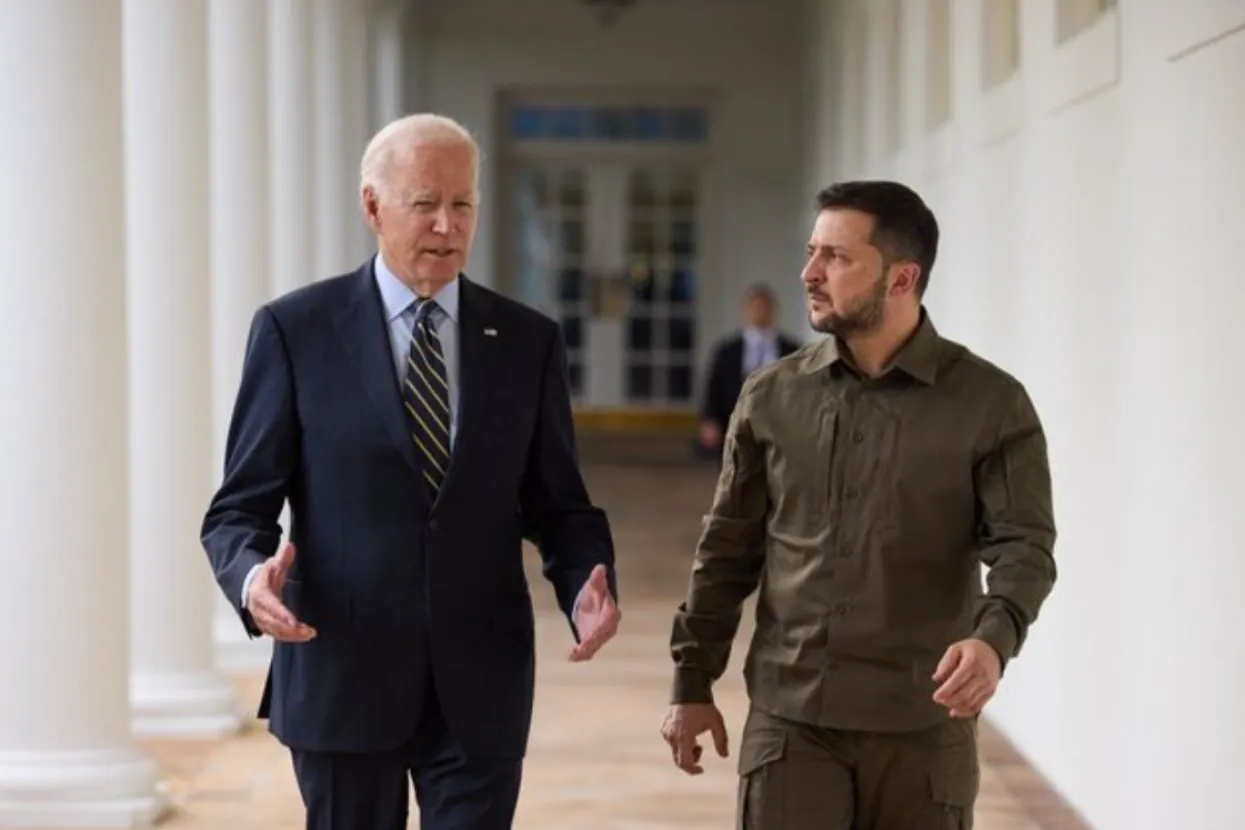 Biden i Zelenski