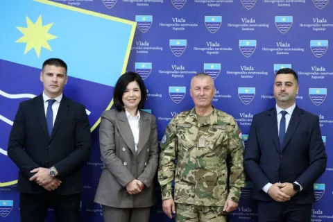 Sastanak glavnog zapovjednika EUFOR-a u BiH s predstavnicima Vlade HNŽ-a