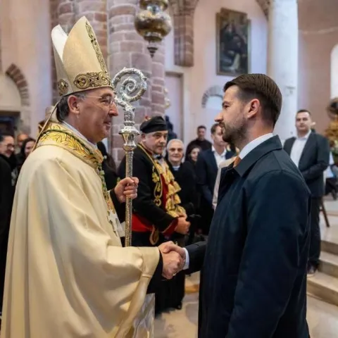 Milatović: Kotorska biskupija predstavlja važan duhovni oslonac katolicima u Crnoj Gori 