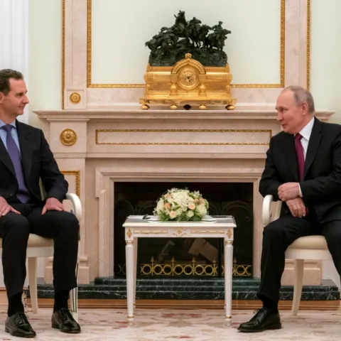 Bašar Al-Asad i Vladimir Putin