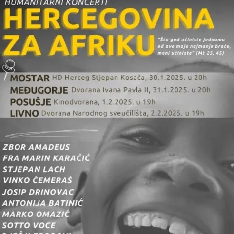 Narod Hercegovine za djecu Afrike